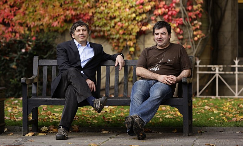 Professors Andre Geim and Kostya Novoselov